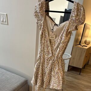 Floral Wrap Dress